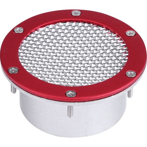 GARRYFIZH Grille d'aération de pare-chocs universelle pour voiture de course, prise d'air froid (rouge)