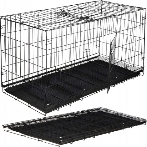 CORRAL PARA PERRO PERROS CACHORROS PARQUE JUEGO JAULA 160x60x70 PLEGABLE GRANDE (1/5)