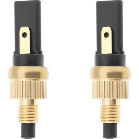 Lot de 2 Feux de Freinage pour Moto Coque en Cuivre de 6 Mm Feux Arrière Interrupteurs de Frein Avant Et Arrière Bouchons 37 X 11 Mm (1/5)
