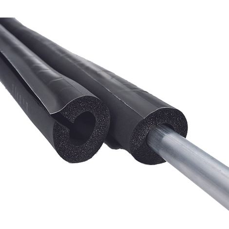 NMC – Gaine isolante fendue à recouvrement adhésif – épaisseur 13mm – longueur 2ml – diamètre 22mm – pour environnement humide