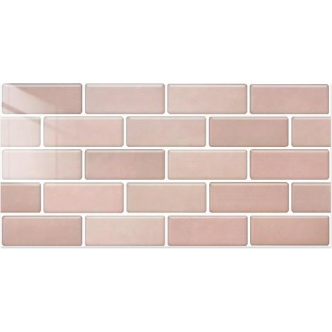 12 Pièces Credence Adhesive pour Cuisine Salle de Bain,15 x 30 cm (1/5)