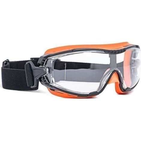 Lunettes De Sécurité - Verres Polycarbonate Incolore - Champ De Vision Large - Protection UV Antibuée Antistatique Anti-rayures - 1 Pièce