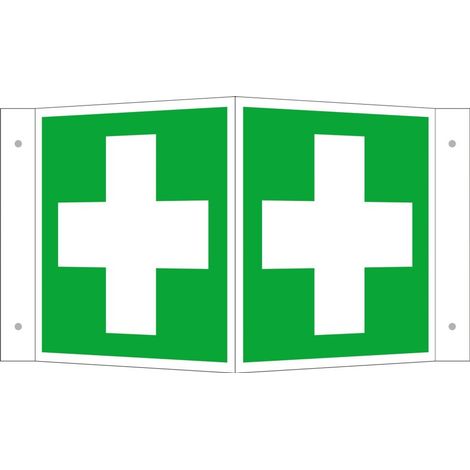 Rettungsschild Alu Erste Hilfe Wi. 200x200 (1/3)
