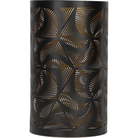 Wrought iron lampshade with windmill motif – Modern hollow design, detachable, compatible with E27/E26 (1/5)