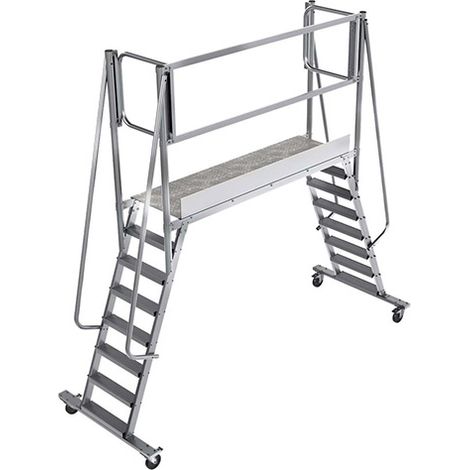 Mobile Plattformtreppe 11 Stufen - Maximale Arbeitshöhe 4.33m - PONT11-1800