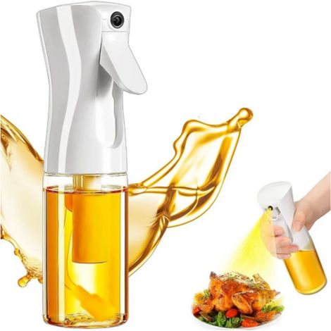 Spruzzatore Olio Cucinare Spruzzino 200ml Regolatore Oliera Aceto Vetro JK-21331 (1/5)