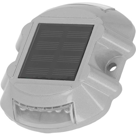 Lampe solaire à 12 LED pour allée, terrasse ou quai, étanche IP68, batterie 600 mAh, lumière rouge (1/5)