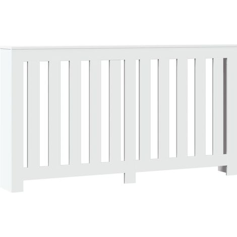 vidaXL Copertura Termosifone Bianca 149x20x82 cm Legno