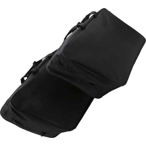 Sacoche latérale moto imperméable en nylon, rangement pour gants, portefeuille et batterie externe (1/5)
