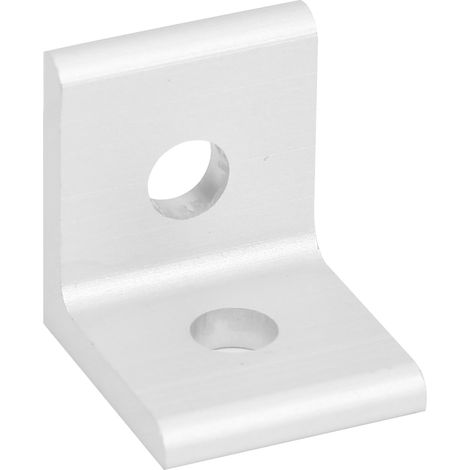 10 Pièces Équerre d'Angle en Aluminium L 90°, Support de Fixation Industriel pour Profilé 4040 à 2 Trous (1/5)