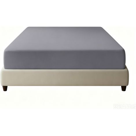 Drap Housse - 200x200 cm - Bonnets 30 cm - Microfibre Brossée - Certifié Oeko-Tex - 1 Pièce (1/5)