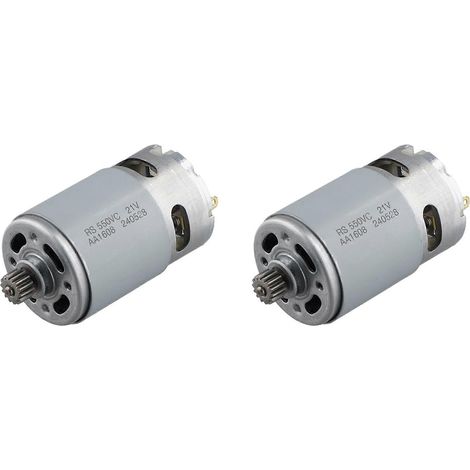 2 moteurs CC RS550 21 V, engrenage 14 dents 9,5 mm pour mini-tronçonneuse, perceuse électrique, outil électrique rechargeable (1/5)