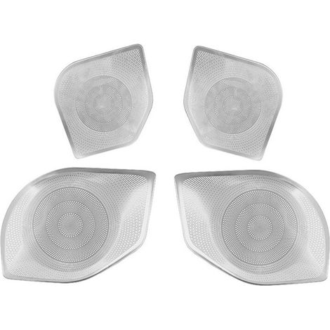 Copertura per altoparlanti audio in acciaio inossidabile color argento per Toyota Tacoma 2024 (1/3)