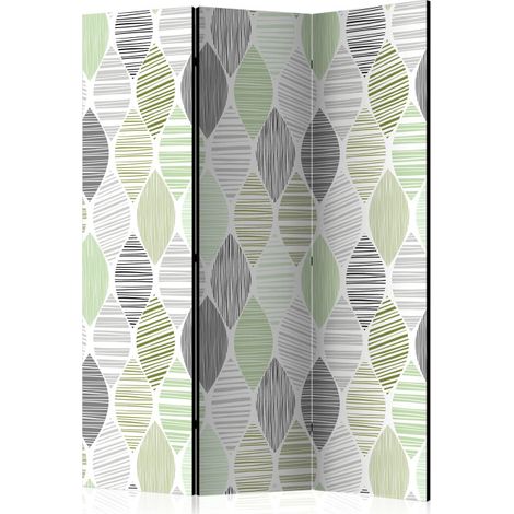Paravent 3 Volets "Green Tears" 135x172cm (1/2)