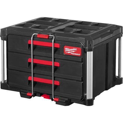 Packout Cassettiera Portautensili con 3 Cassetti Milwaukee 4932472130
