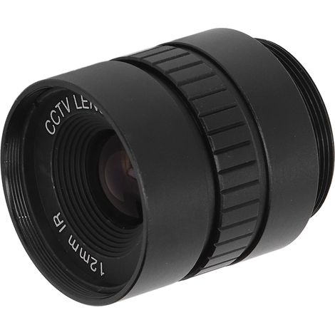 Objectif CS à focale fixe grand-angle 12mm F2.0, 3MP, iris manuel, pour caméra de surveillance (1/5)