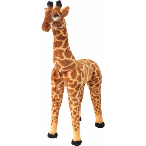 Teenpull – Plüschtier Giraffe Stehend Plüsch Braun und Gelb XXL (1/5)