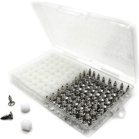 Inserts de goujon de charnière en plastique avec vis (1/5)