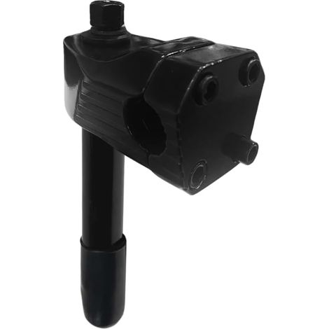 ATTACCO MANUBRIO BICI 22,2 mm PIANTONE BMX/FREESTYLE alluminio nero regolabile compatibile (1/4)