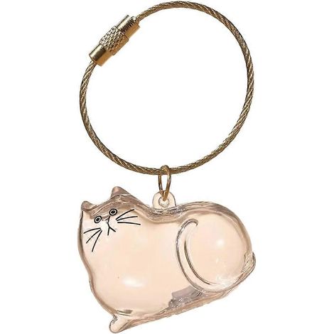 Boîte de rangement transparente pour poils d'animaux, contenant souvenir pour poils de chat, décoration à faire soi-même, souvenir pour les amoureux des animaux, B (1/5)