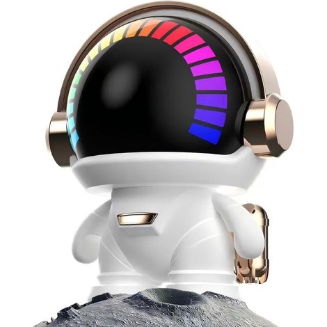Enceinte Bluetooth astronaute avec lumières stéréo RGB, design premium, cadeau idéal pour la musique et les fêtes (1/5)