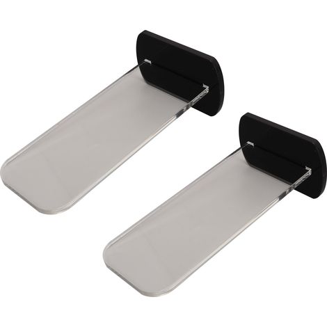 Boxhandschuhhalter aus Acryl, 2 Stück, vertikale Präsentation, schwarzer Handschuhhalter. (1/5)