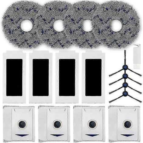 Zubehör für die Saugroboter DEEBOT T30 Omni / T30 PRO Omni: Seitenbürste, HEPA-Filter und Reinigungstuch (1/5)