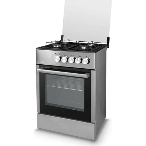 Cucina Staylux 4 Fuochi Forno a gas 60x60 cm LF66GG-40F GREY/BLACK