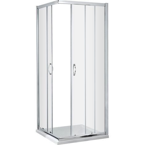 1850x760mm Corner Entry Shower Enclosure