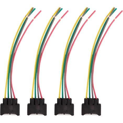 Kit de 4 connecteurs de bobine d'allumage à 4 broches, remplacement pour Camry, Corolla, Highlander et Rav4 (1/5)