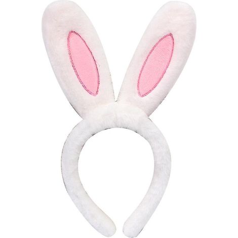 Haarreif mit Osterhasenohren – 29 x 7 x 2 cm – Weiß