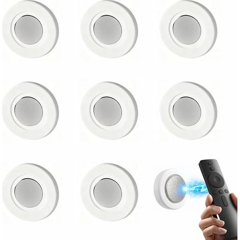 Magnetic Remote Control Holder TV Remote Control and Devices Storage Adhesive Installation Without Tools White Wall Brackets (1/5)