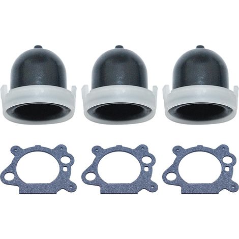 Kit joints et poire d'amorçage pour tondeuse à gazon B & S 694395 496115 4180 5085H, poire d'amorçage, joint (1/5)
