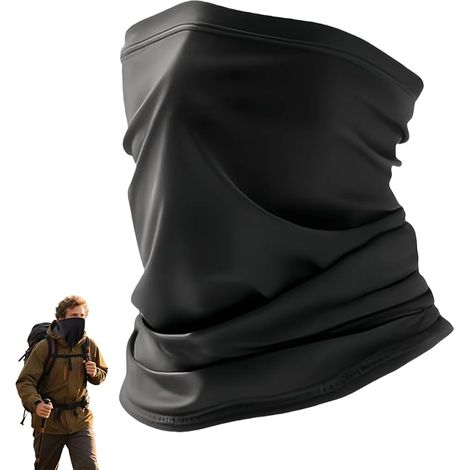 Multifunktionaler Schlauchschal aus Eisseide – Atmungsaktive Gesichtsmaske und Nackenwärmer für den Sommer – Stirnband zum Radfahren, Angeln, Wandern und für Outdoor-Sportarten (1/5)
