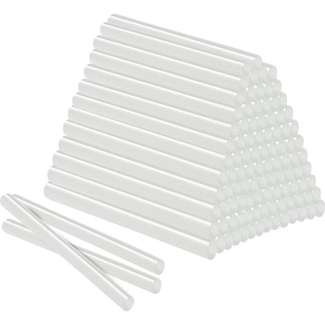 Lot de 100 bâtons de colle à chaud - 11 mm x 200 mm - Transparent - Pour pistolet à colle chaude (2 kg) (1/5)