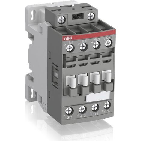 Contacteur ABB série 1SBL176, 3 pôles , 4NO, 30 A, 100 à 250 V c.a., 9 kW ( Prix pour 1 )