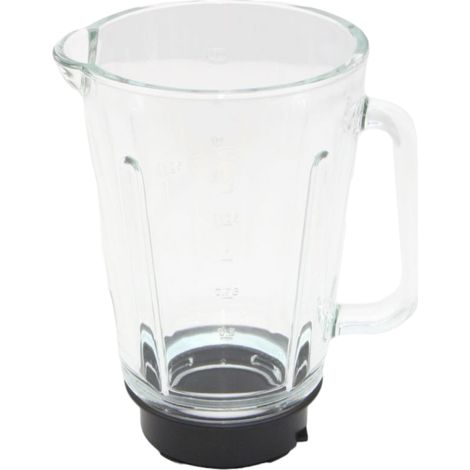Moulinex – Bol blender en verre 1,5L – Puissance 600W – Embase noire – Pour smoothies et soupes