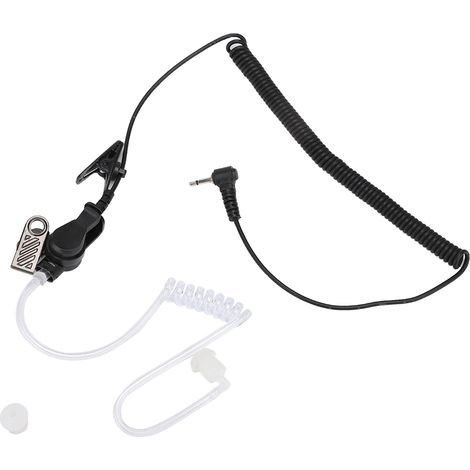 Auricolari con tubo acustico da 2,5 mm, solo per l'ascolto, per radio walkie-talkie. (1/5)