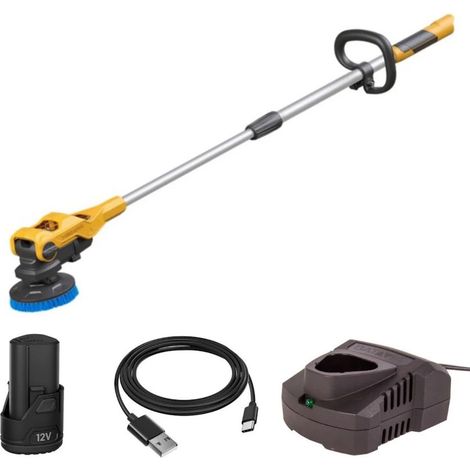 BATAVIA Brosse motorisée télescopique sans fil - Twin Brush Fixxpack - vendue sans batterie ni chargeur (1/5)