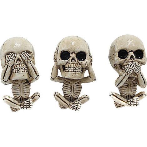 Set mit 3 Auto-Lüftungsschlitzclips, Totenkopf-förmige Lufterfrischer für Frauen, Autodekoration – 5,5 x 4 cm (1/3)