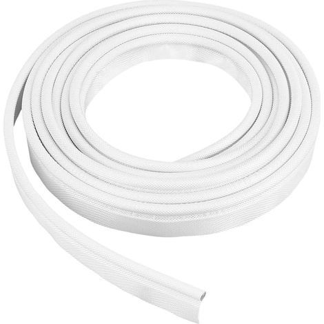 Awning Piping Insert Awning Rail White Keder Strip with Double Flap 6 mm Insert Piping with Solid PVC Core for Camping Car Tarps and Camping Tent Accessories 4 m x 3.1 cm (1/5)