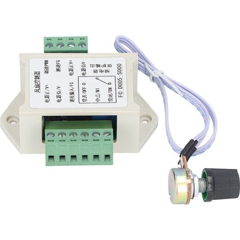 Contrôleur de vitesse de ventilateur à 4 fils, prise de contrôle des vitesses, ventilation, dissipation de chaleur pour refroidissement industriel (FC-D005-S000 (5V)) (1/5)