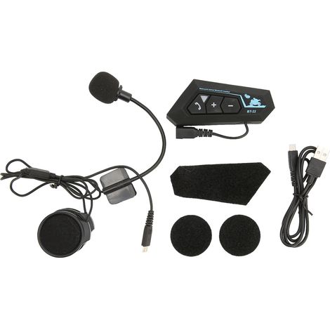 Casque Bluetooth Vélo avec Réduction de Bruit, Anti-Vent et Interphone, Technologie Bluetooth 5.0 pour Cyclisme (1/5)