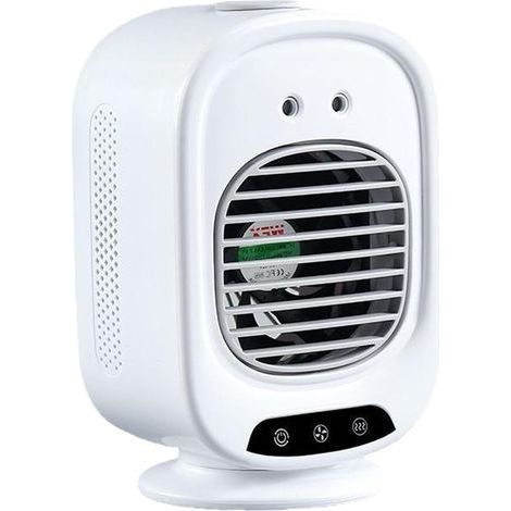Condizionatore d'aria portatile, ventilatore con tre velocità, umidificatore, 280 ml, per ufficio/dormitorio studentesco, ventola di raffreddamento rotante (1/5)