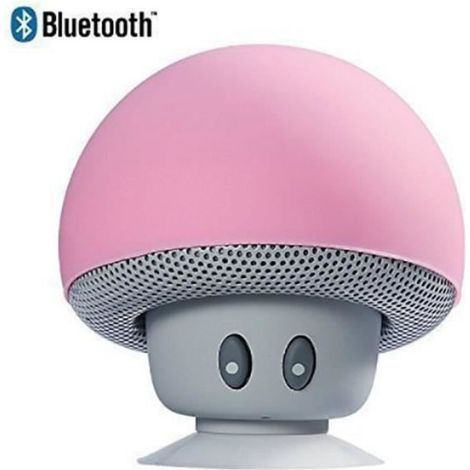 Haut-Parleur Bluetooth - Résistant Aux Éclaboussures - Avec Ventouse - Pour Maison Bureau Voiture - Rose - 1 Pièce