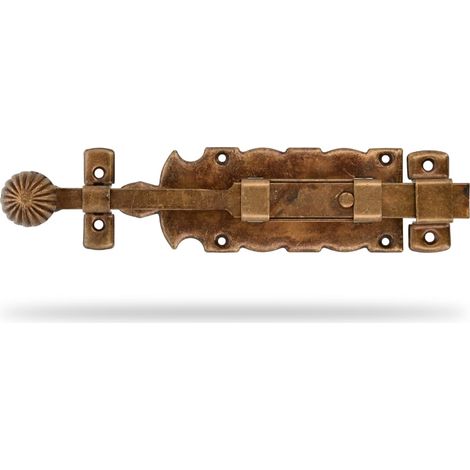 Verrou Porte - Modèle 410 - Acier Avec Tige en Zamak - 300 mm - Largeur : 60 mm - Loquet de porte (1/5)