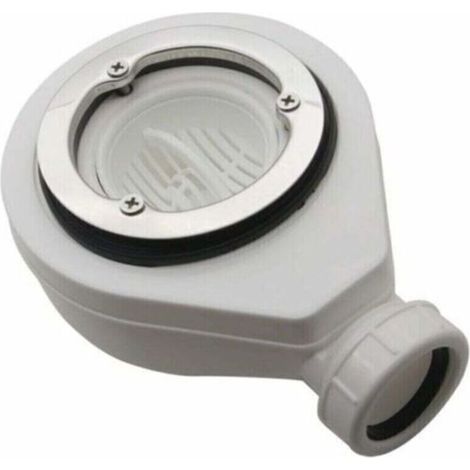 Bonde horizontale sans capot Ø90 pour receveurs de douche TRIMEC
