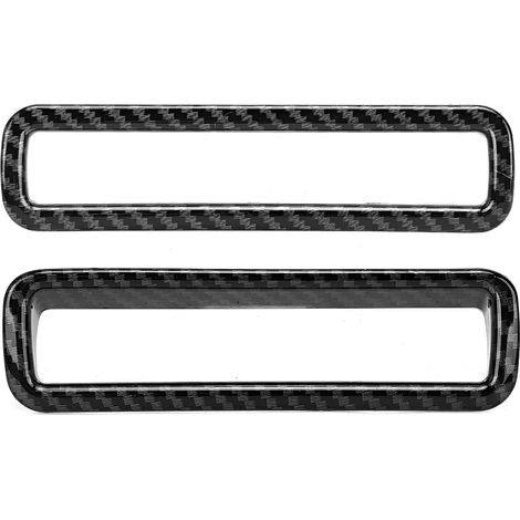 2 Pièces Cadre de Réglage de Phare Texturé Fibre de Carbone pour Nissan Sylphy Sentra 2020 (1/5)