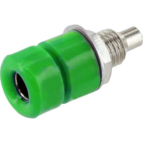 econ connect TB40GN Laborbuchse Buchse, Einbau Stift-Ø: 4 mm Grün 1 St. Bulk (1/3)