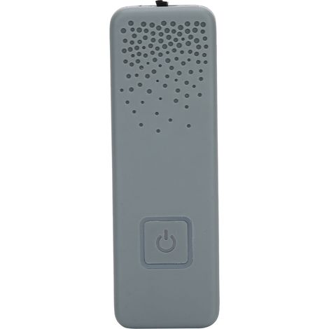 Purificateur d'air portable à collier, filtre à poussières et impuretés ménager, ioniseur négatif, nettoyeur d'air gris, sans fil, compact. (1/5)